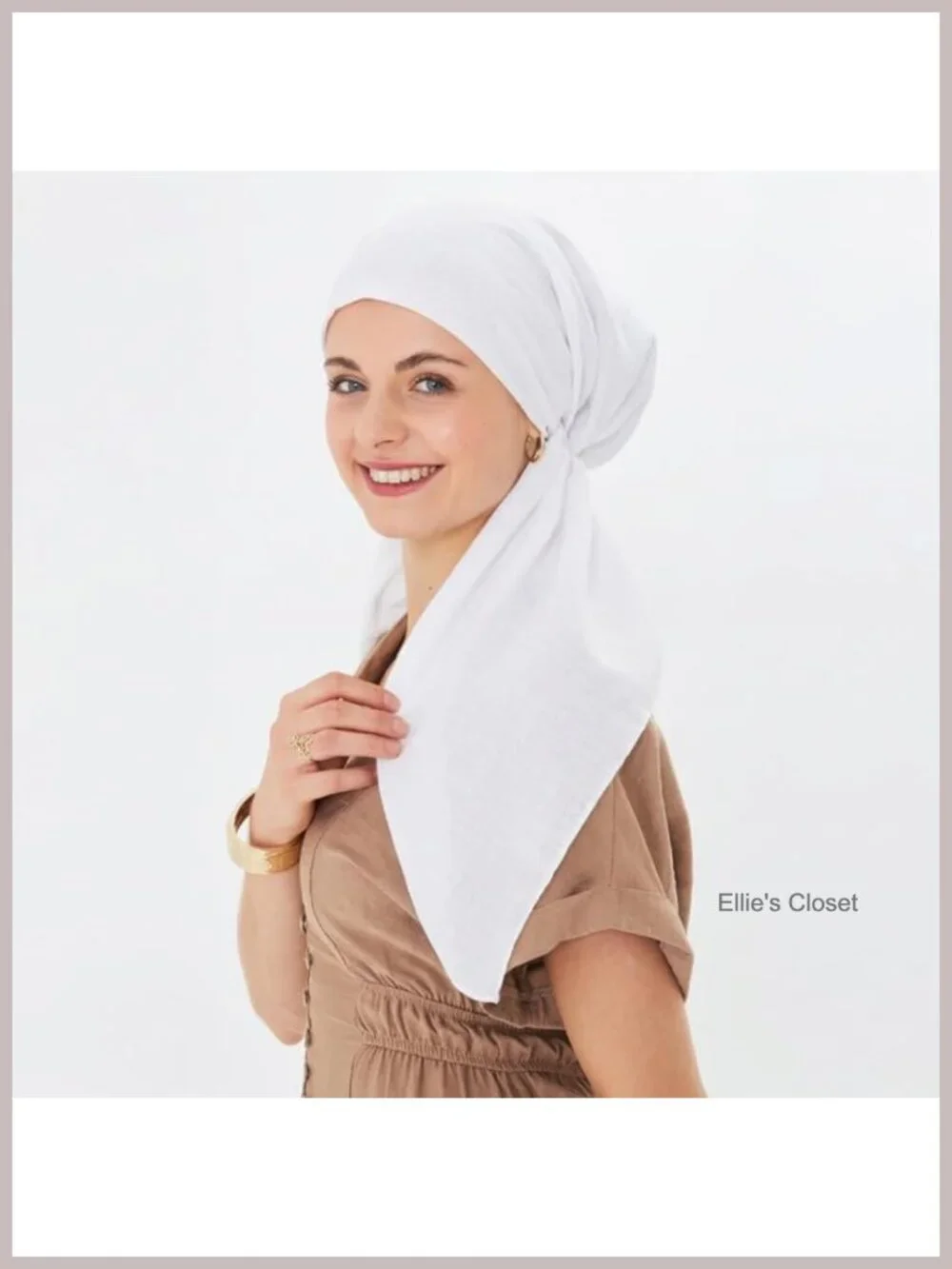 Pre-Tied Head Scarf Women Soft Stretchy Chemo Headwrap Head Cover